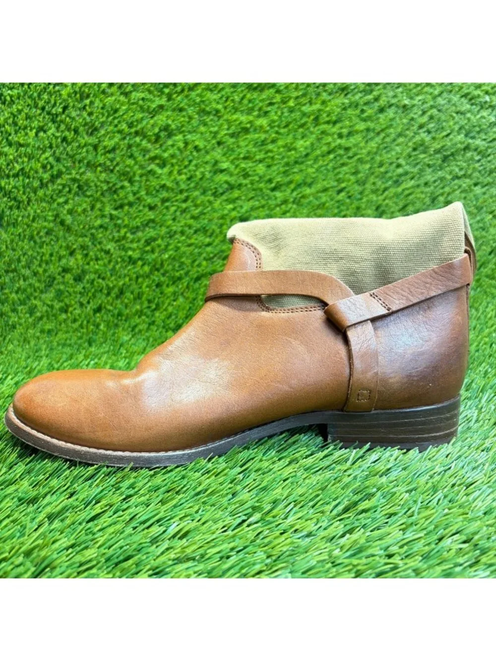 Frye Melissa Short Shaft Womens Size 8.5 Brown Outdoor Leather Biker Boots